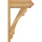 Ekena Millwork Olympic Rough Sawn Arts and Crafts Outlooker, Western Red Cedar, 8"W x 22"D x 34"H OUT08X22X34OLY03RWR - alternate 2